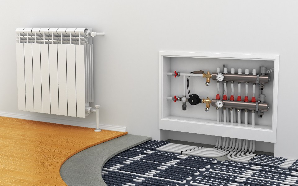 Verwarming aanleggen